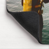 湾のダイバーのはねかけること マウスパッド (コーナー)