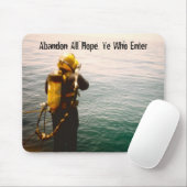 湾のダイバーのはねかけること マウスパッド (マウス)