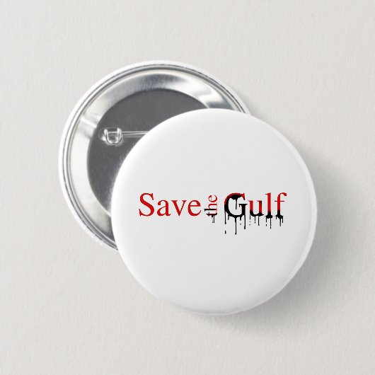 湾のバンパーステッカーを救って下さい 缶バッジ (正面&裏面)