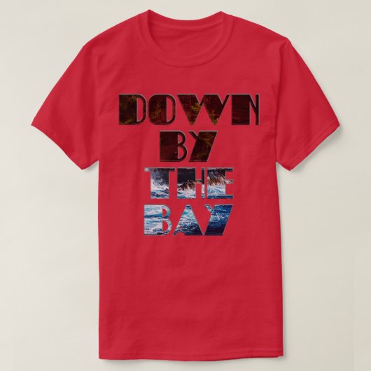 湾の向こうに Tシャツ (デザイン正面)