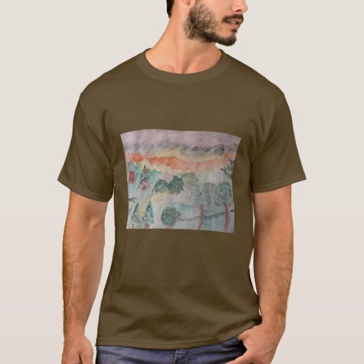 湾の木々 Tシャツ (正面)