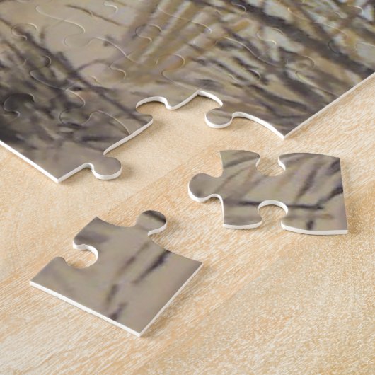 湾の海岸 ジグソーパズル (側面)