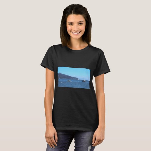 湾の船 Tシャツ (正面フル)