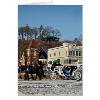 湾の通りキャリッジ乗車