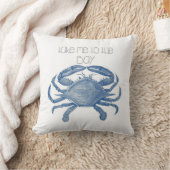 湾の青カニの枕に私を連れて行って下さい クッション (ブランケット)