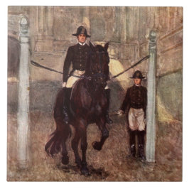 湾のLipizzanの種馬Piaffe タイル