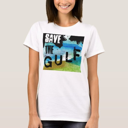 湾のTシャツを救って下さい Tシャツ (正面)