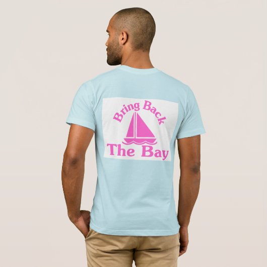 湾を取り戻す Tシャツ (裏面フル)