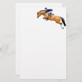 湾ショーのジャンパーの馬の文房具 便箋 (正面/裏面)