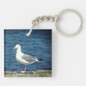 湾上のカモメ キーホルダー (裏面)