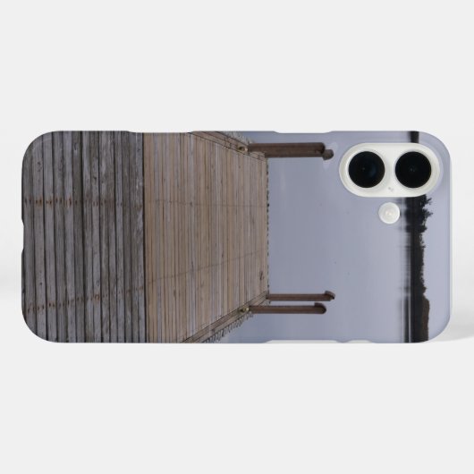 湾内の波止場に座る Case-Mate iPhoneケース (裏面 (横))