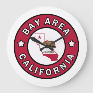 湾区域カリフォルニア ラージ壁時計