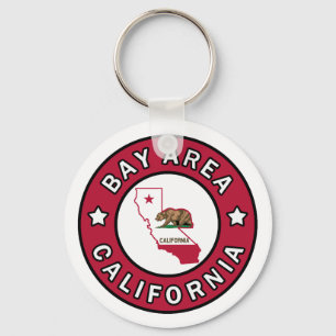 湾区域カリフォルニアkeychain キーホルダー