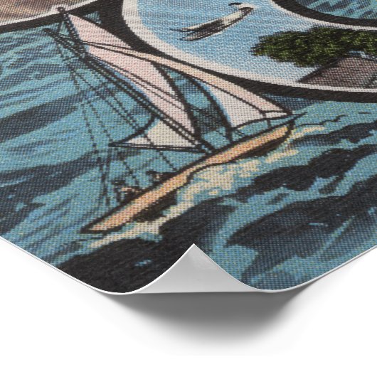 湾岸からの挨拶 ポスター (角)