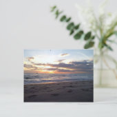 湾岸の夕日 ポストカード (スタンド正面)