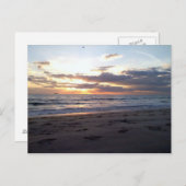 湾岸の夕日 ポストカード (正面/裏面)