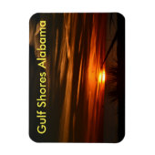 湾岸の夕日 マグネット (縦)