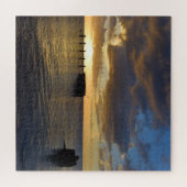 湾岸の夕日 – 20x20 - 676個 ジグソーパズル (横)