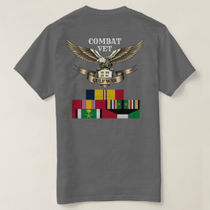 湾岸戦争と戦う2人の星 Tシャツ