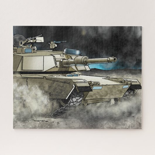 湾岸戦争ジャーナルM1タンクイメージパズル ジグソーパズル (横)