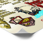 湾岸海賊宝物地図 ポスター (角)