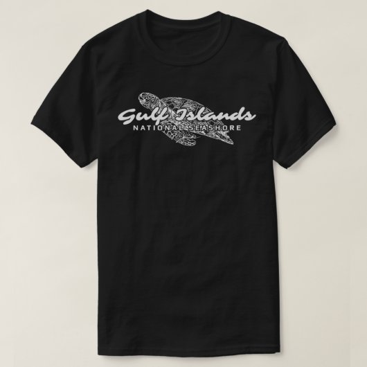 湾岸諸島海亀 Tシャツ (デザイン正面)