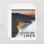 湾岸鉄道ポスター空中展示 ポストカード (正面/裏面)