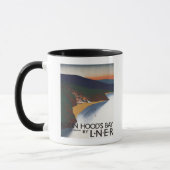 湾岸鉄道ポスター空中展示 マグカップ (左)