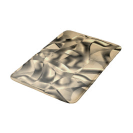 湾曲したカーキまたはベージュの形状、明るい色調 バスマット