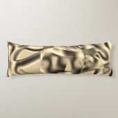 湾曲したカーキまたはベージュの形状、明るい色調 ボディピロー (正面)