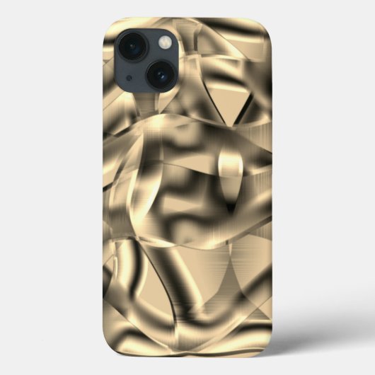 湾曲したカーキまたはベージュの形状、明るい色調 Case-Mate iPhoneケース (裏面)