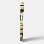 湾曲したカーキまたはベージュの形状、明るい色調 Case-Mate iPhoneケース (裏面 / 右)