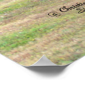 湾曲したグムボレンボの木々の森のポスター ポスター (角)