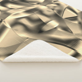 湾曲したベージュまたはカーキの形状、明るい色調 シェルパブランケット