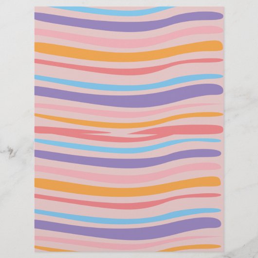 湾曲した裏地のスクラップブック紙 (正面)