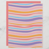 湾曲した裏地のスクラップブック紙 (正面/裏面)