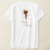 湾曲した雛のように自分を愛する Tシャツ (レイダウン裏面)