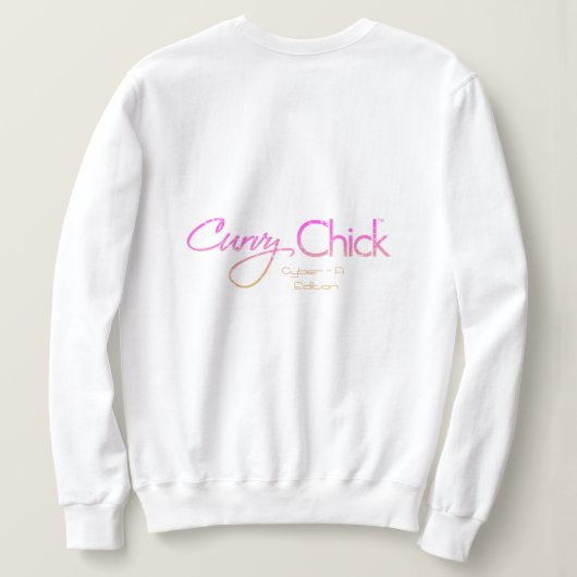 湾曲したSci-Fiシック スウェットシャツ (デザイン裏面)