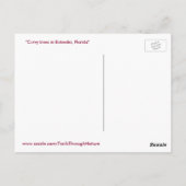 湾曲グムボリンボツリーズフォリダポストカード ポストカード (裏面)