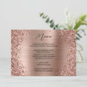 湾曲バラ金ゴールドグリッター及び金属箔 メニュー (スタンド正面)