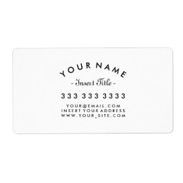 湾曲文字プロフェッショナル事業 ラベル