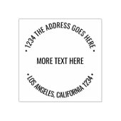 湾曲文字製カスタムパーソナライズされた ラバースタンプ (インプリント)