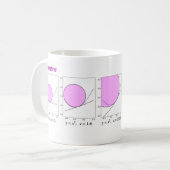 湾曲 コーヒーマグカップ (正面左)