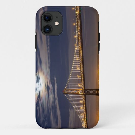 湾橋上のmoonrise今夜 Case-Mate iPhoneケース (裏面)