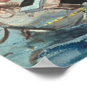 湾流勉強 | ウィンズローホーマー ポスター (角)