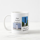 湾海岸の灯台 コーヒーマグカップ (左)