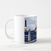 湾海岸の灯台 コーヒーマグカップ (左)