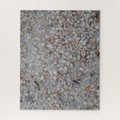 湾海岸の貝殻のビーチのパズル ジグソーパズル (縦)