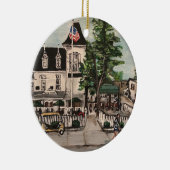 "湾置のの公園ホテル"の円のオーナメント セラミックオーナメント (右)