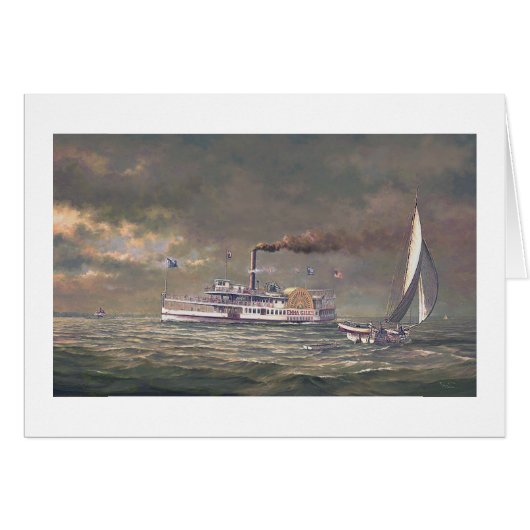 "湾"の下のポールMcGeheeカード (正面横)